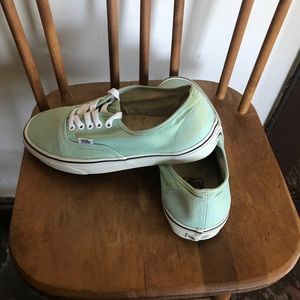 Vans Light Mint Laced Up Women's (9.5) & T-shirt
